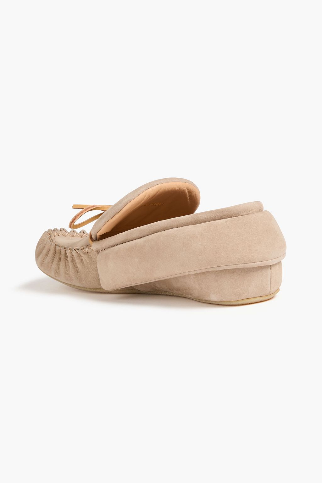 JW ANDERSON حذاء لوفر مصنوع من جلد النوبوك