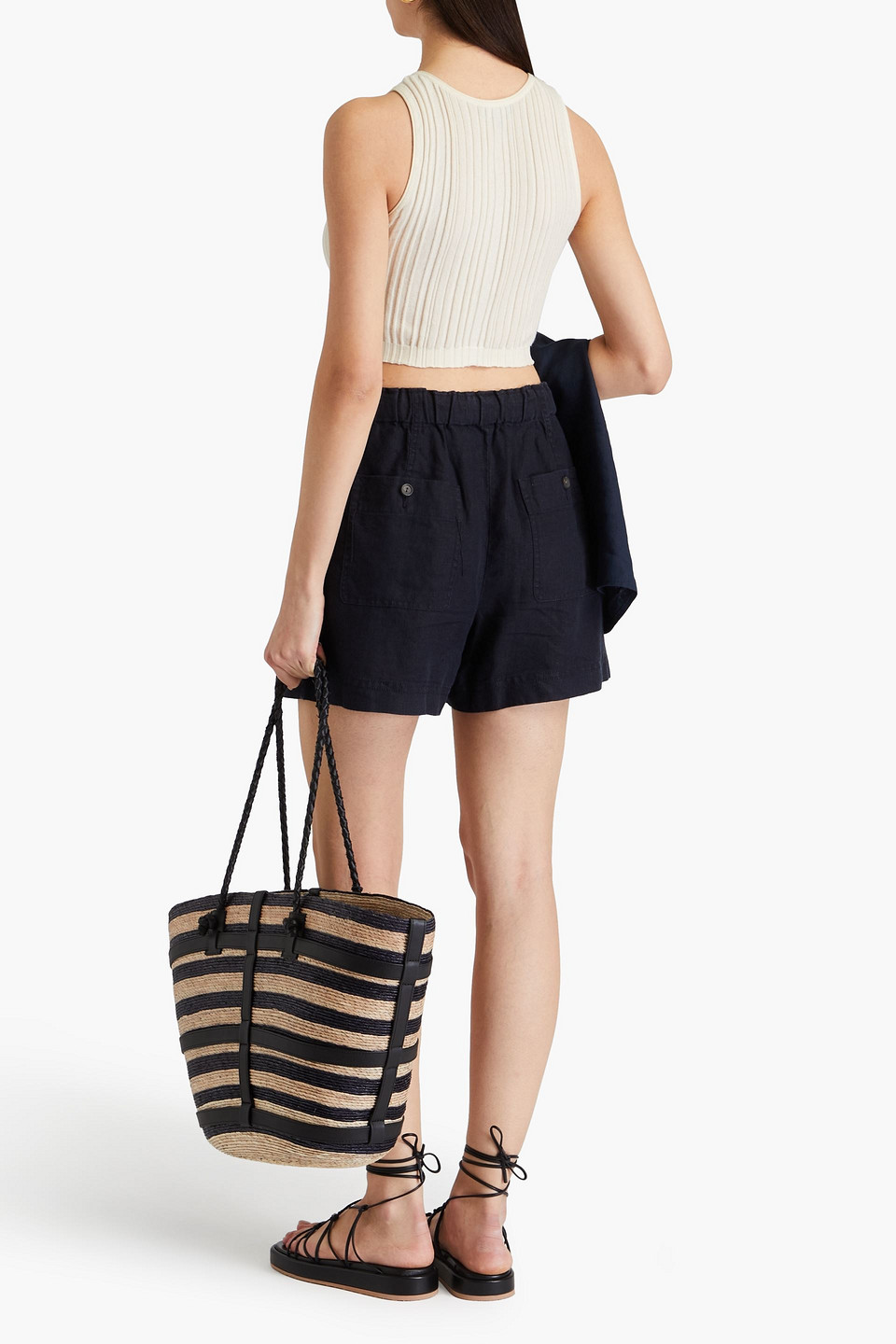VINCE HEMP SHORTS