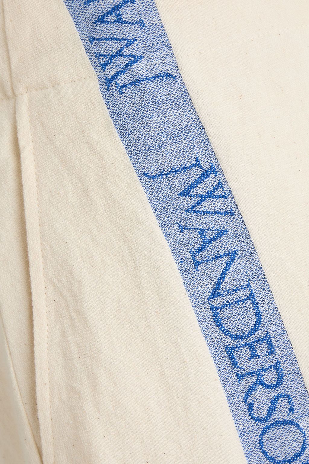 JW ANDERSON Cotton and linen-blend chino shorts