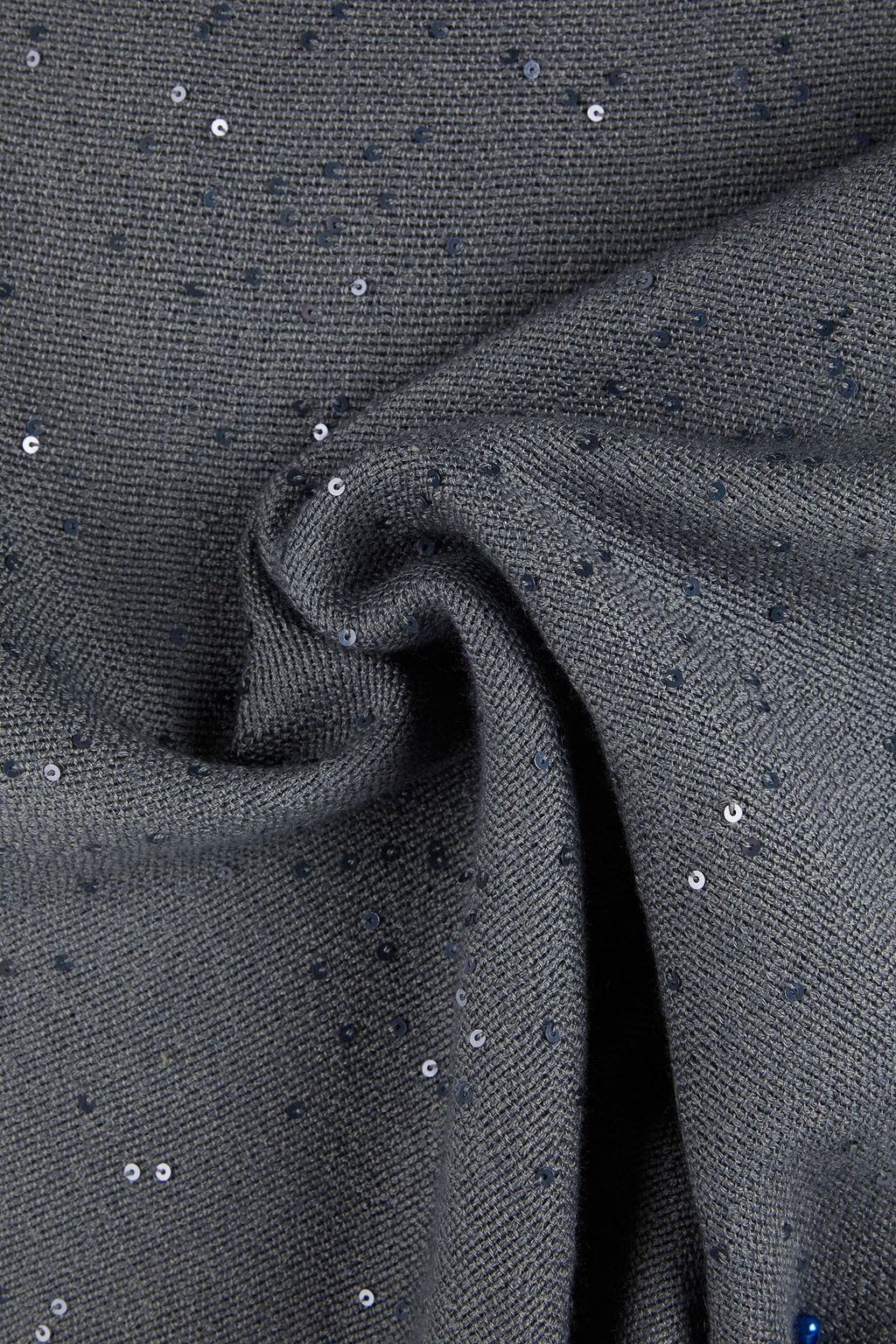 BRUNELLO CUCINELLI Frayed sequined cashmere and silk-blend scarf