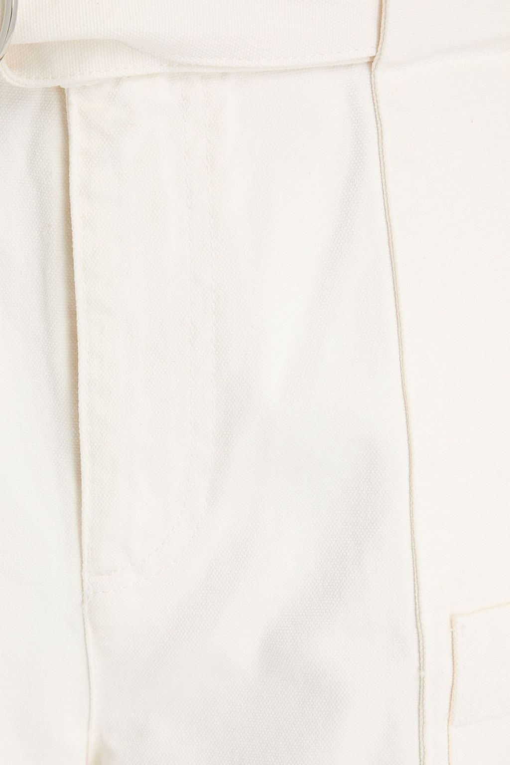 JW ANDERSON بنطلون كارغو من قطن كنفا مزين بحزام