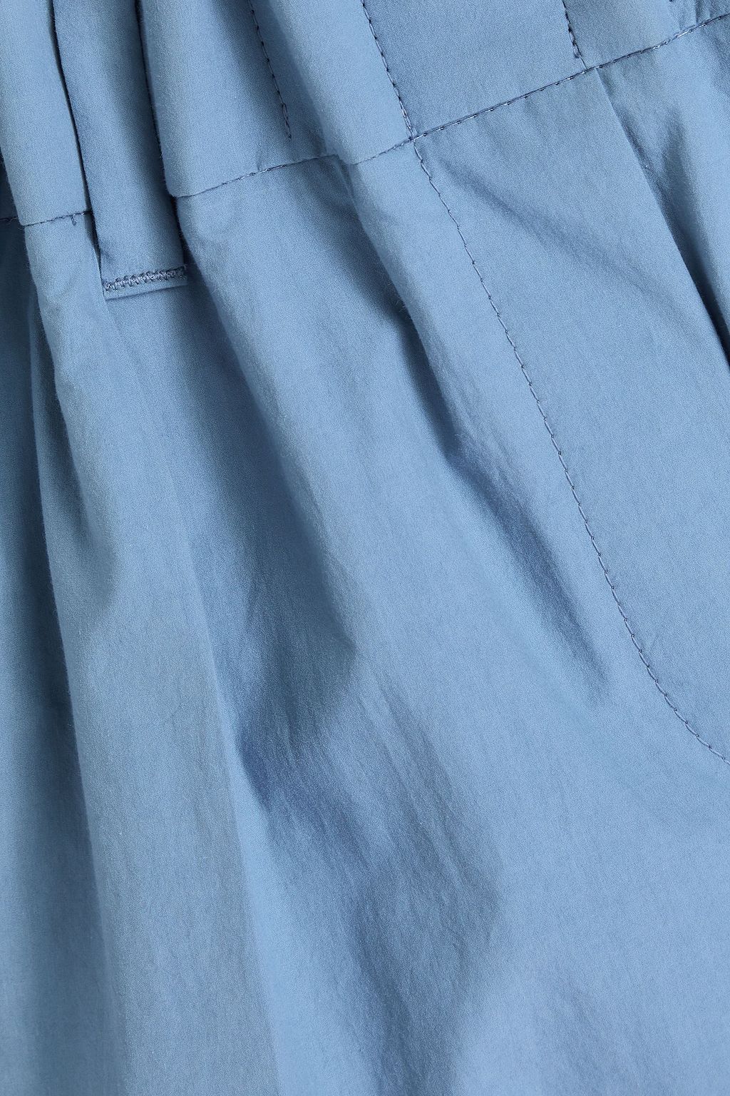 BRUNELLO CUCINELLI شورت مصنوع من القطن ومزين بكسرات