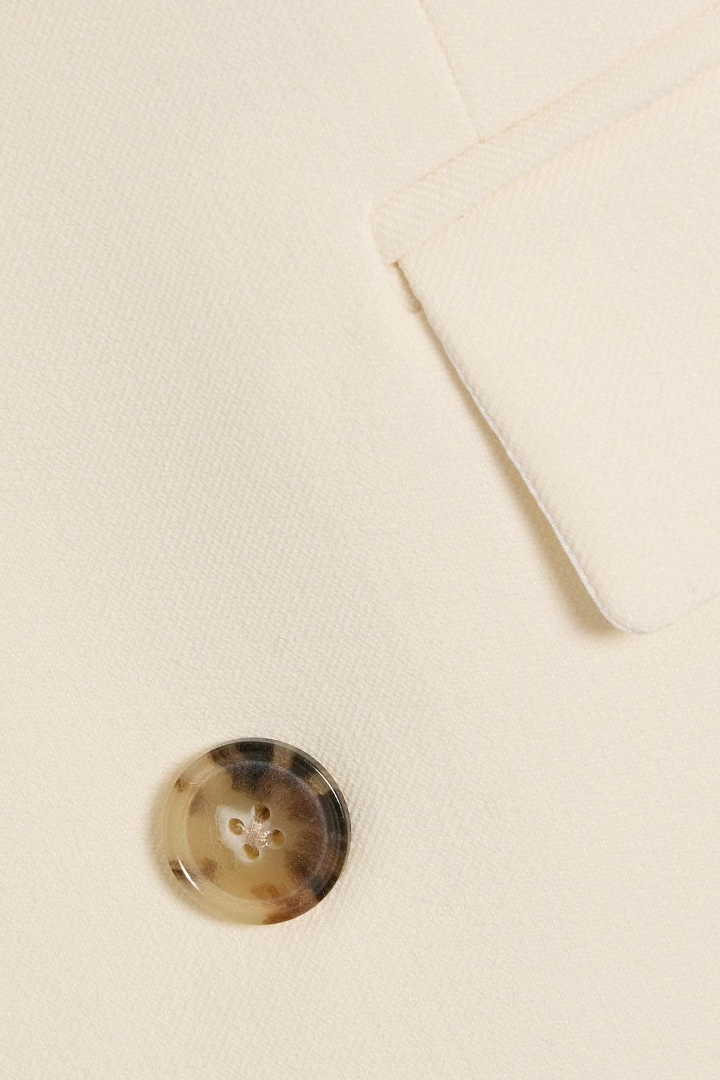 FRAME Double-breasted twill blazer