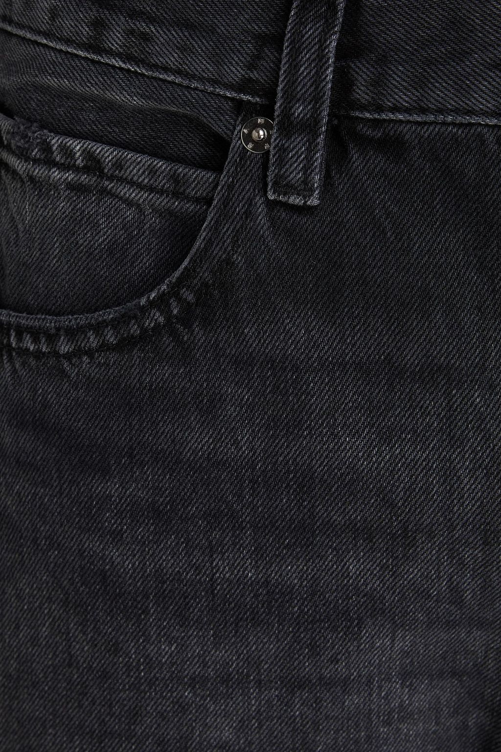 FRAME The Bubble high-rise barrel-leg jeans