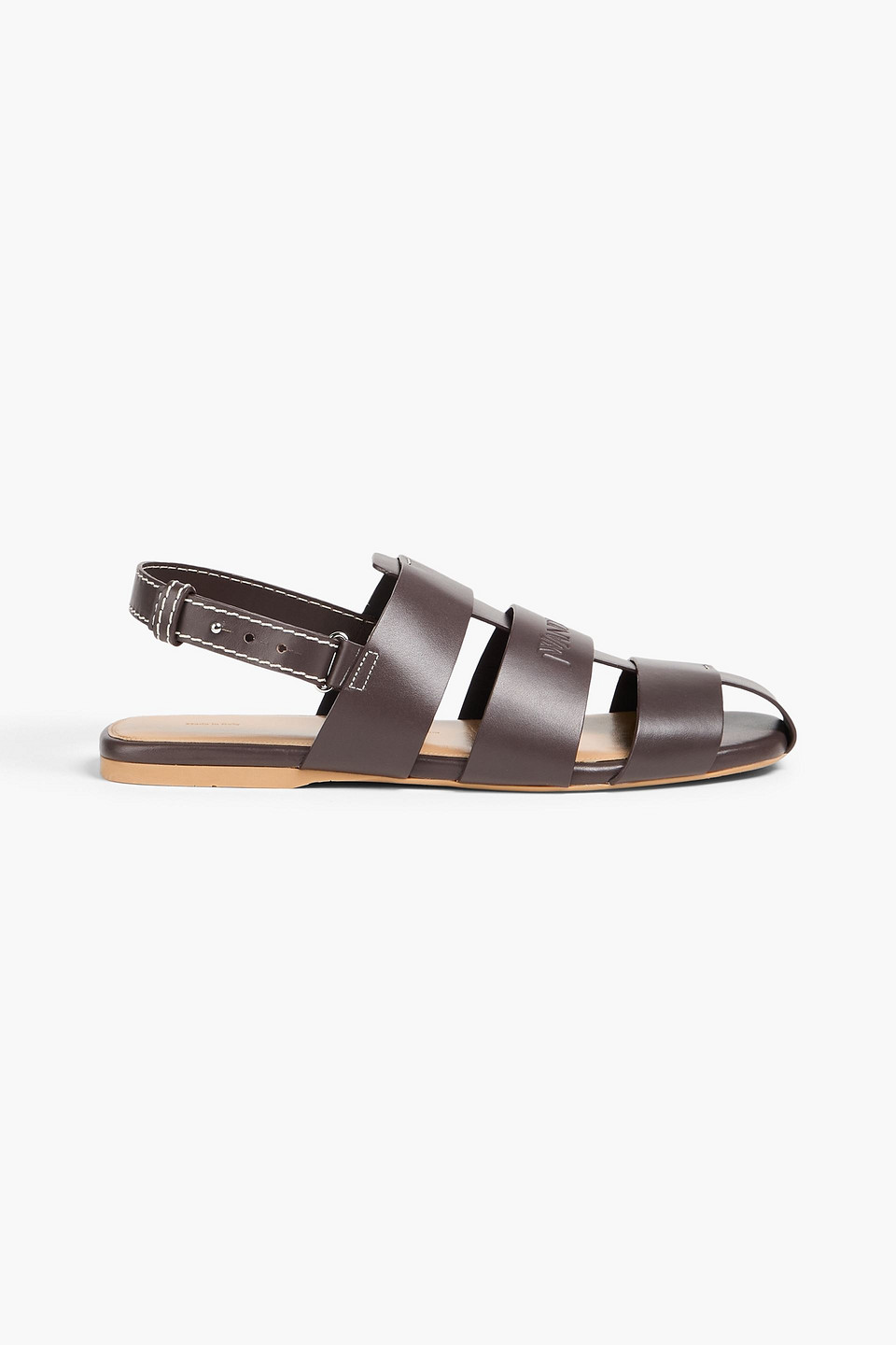Jw Anderson Leather Slingback Sandals