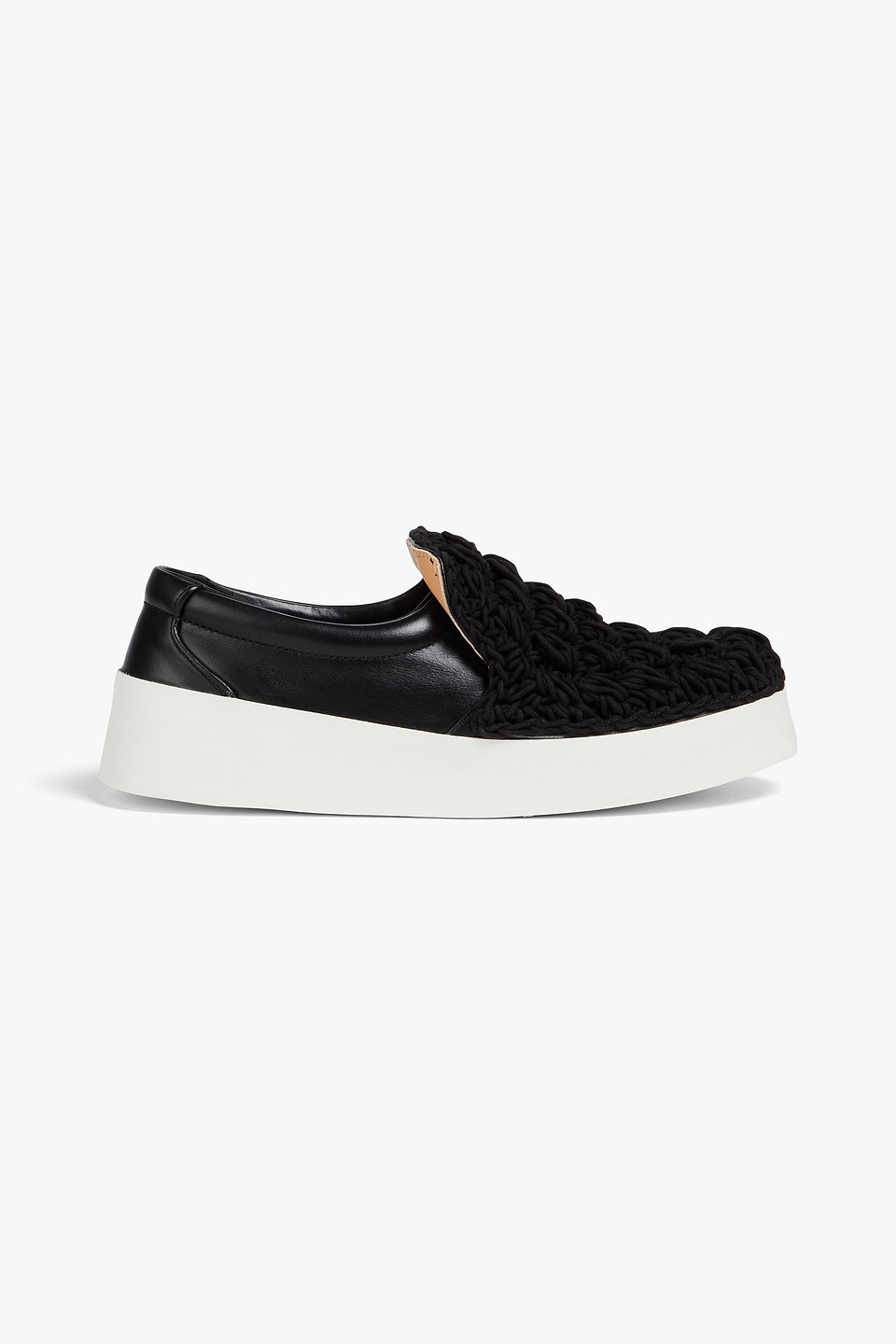Jw Anderson Popcorn Slip-ons In Black