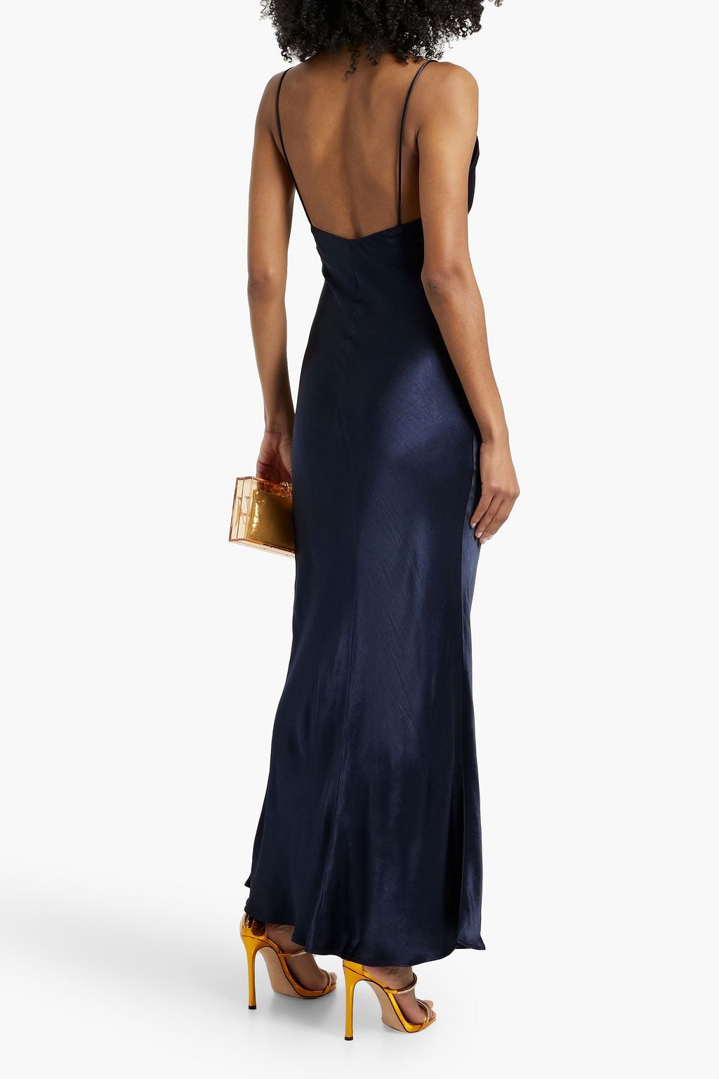 BEC & BRIDGE Moon Dance satin-crepe maxi slip dress