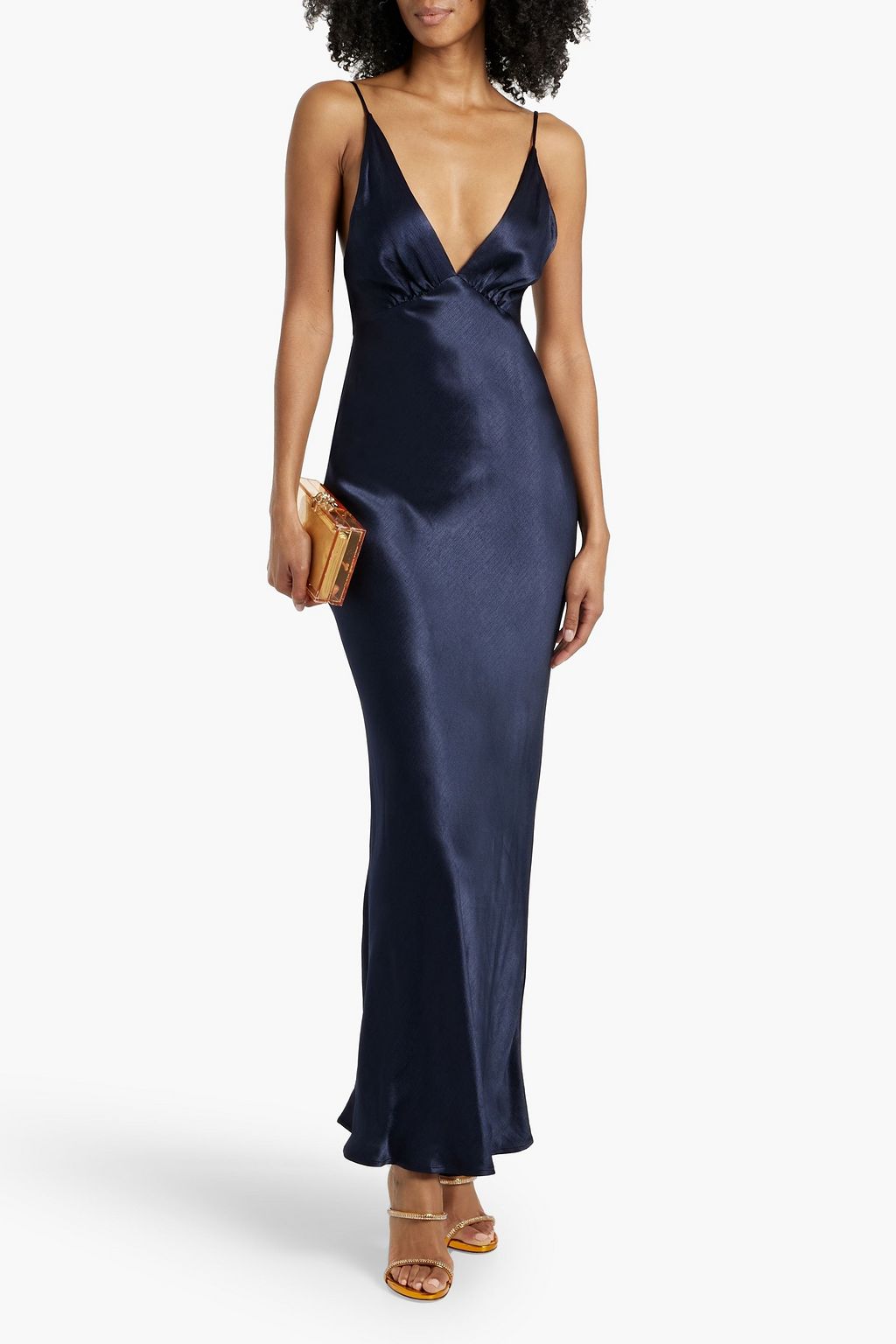 BEC & BRIDGE Moon Dance satin-crepe maxi slip dress