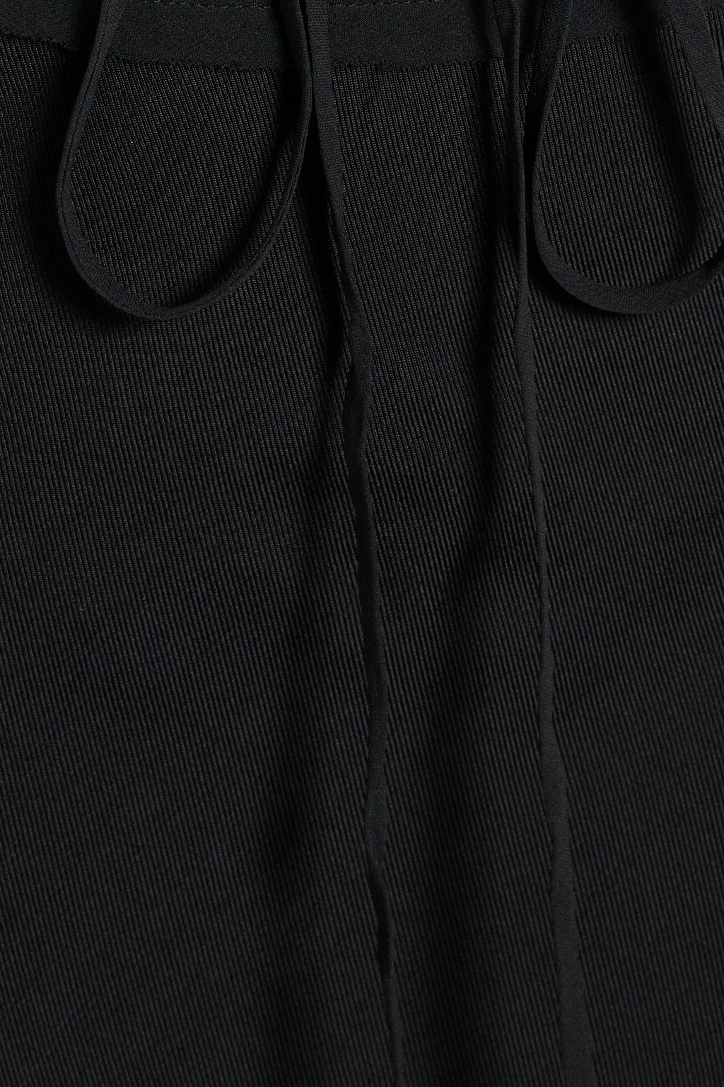 BEC & BRIDGE Naomi chiffon-paneled twill halterneck maxi dress