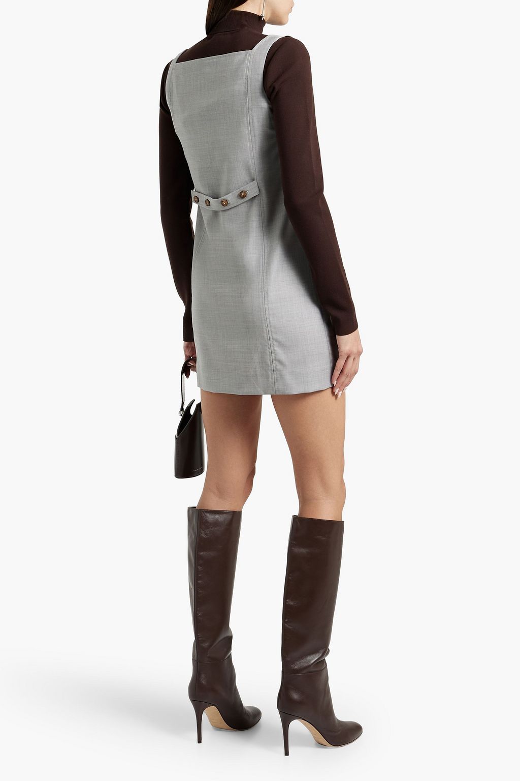 LOULOU STUDIO Idon wool-twill mini dress