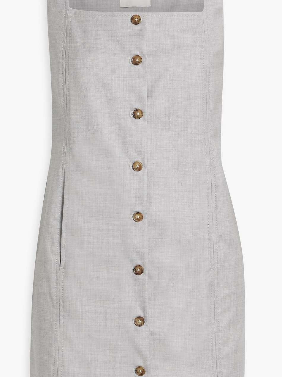 idon wool-twill mini dress