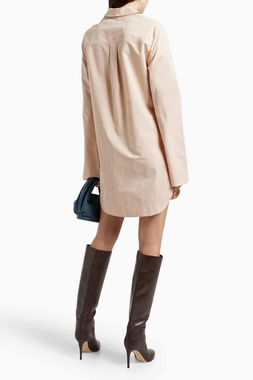 LOULOU STUDIO Eknath cotton-poplin mini shirt dress