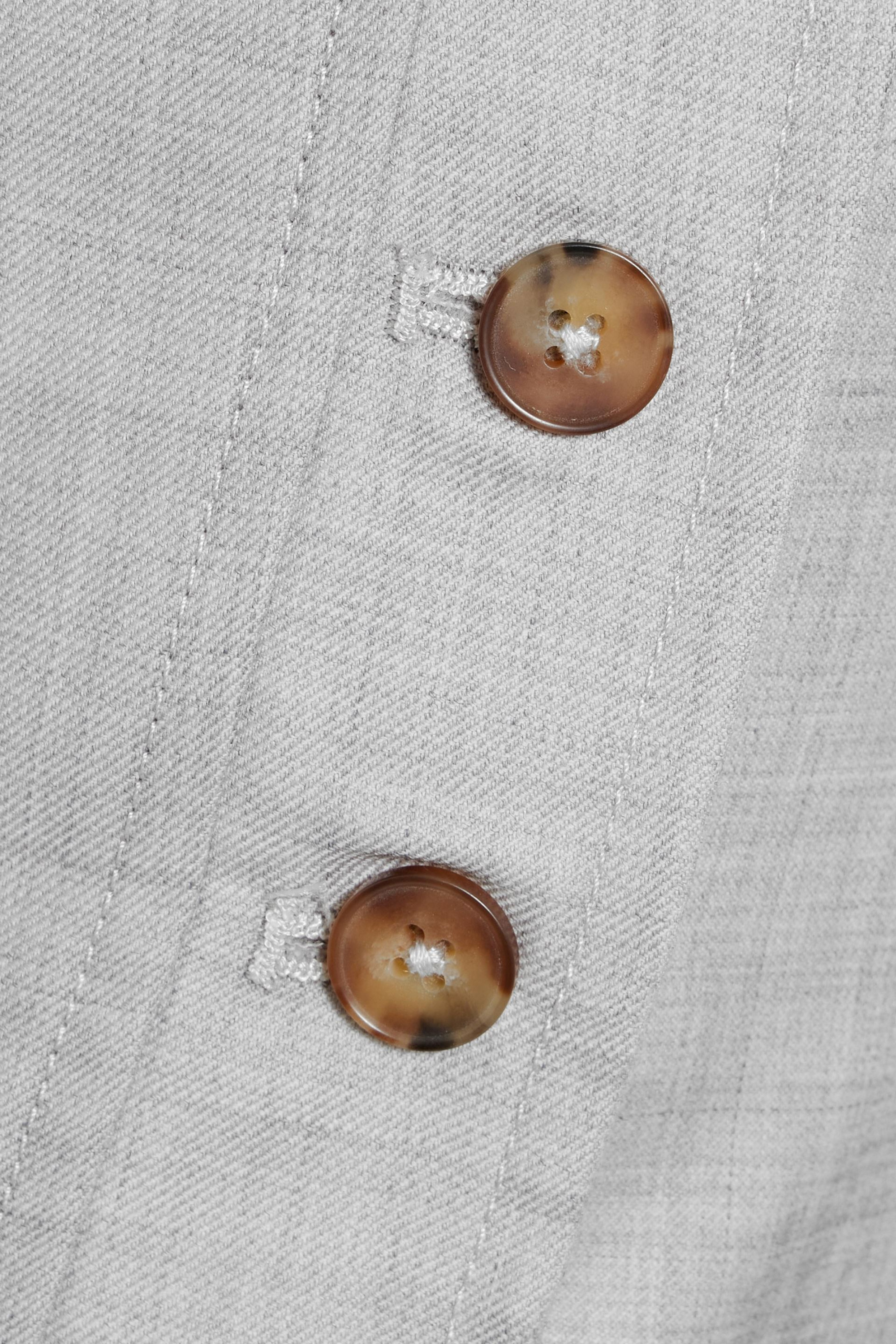 Loulou Studio Mahaza wool-twill mini wrap skirt