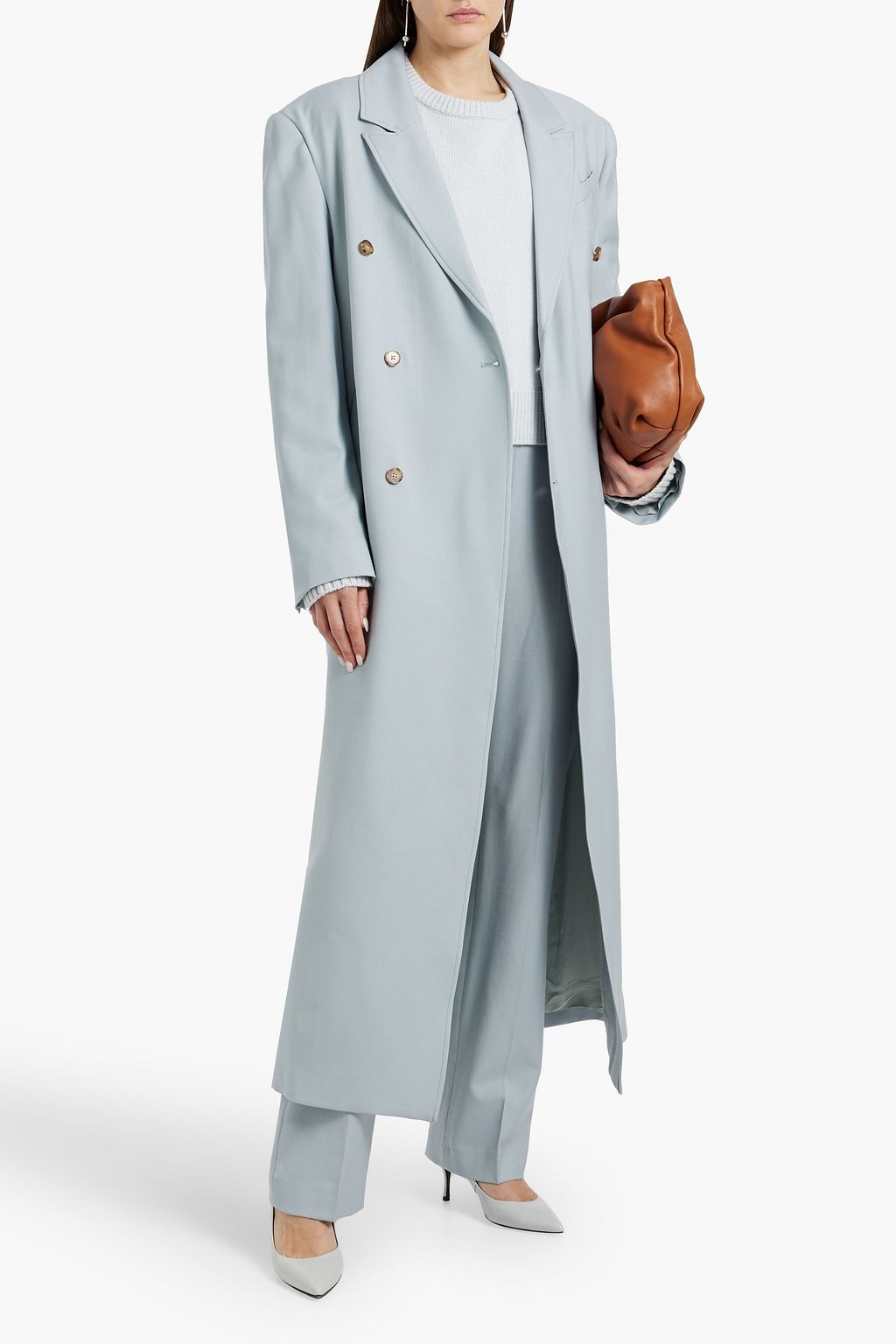 LOULOU STUDIO Maisun double-breasted wool-twill coat