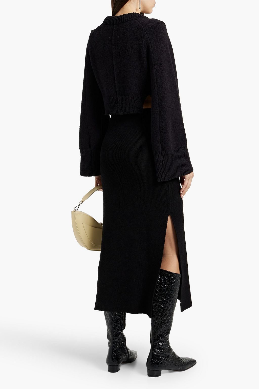 LOULOU STUDIO Aalis ribbed-knit midi skirt