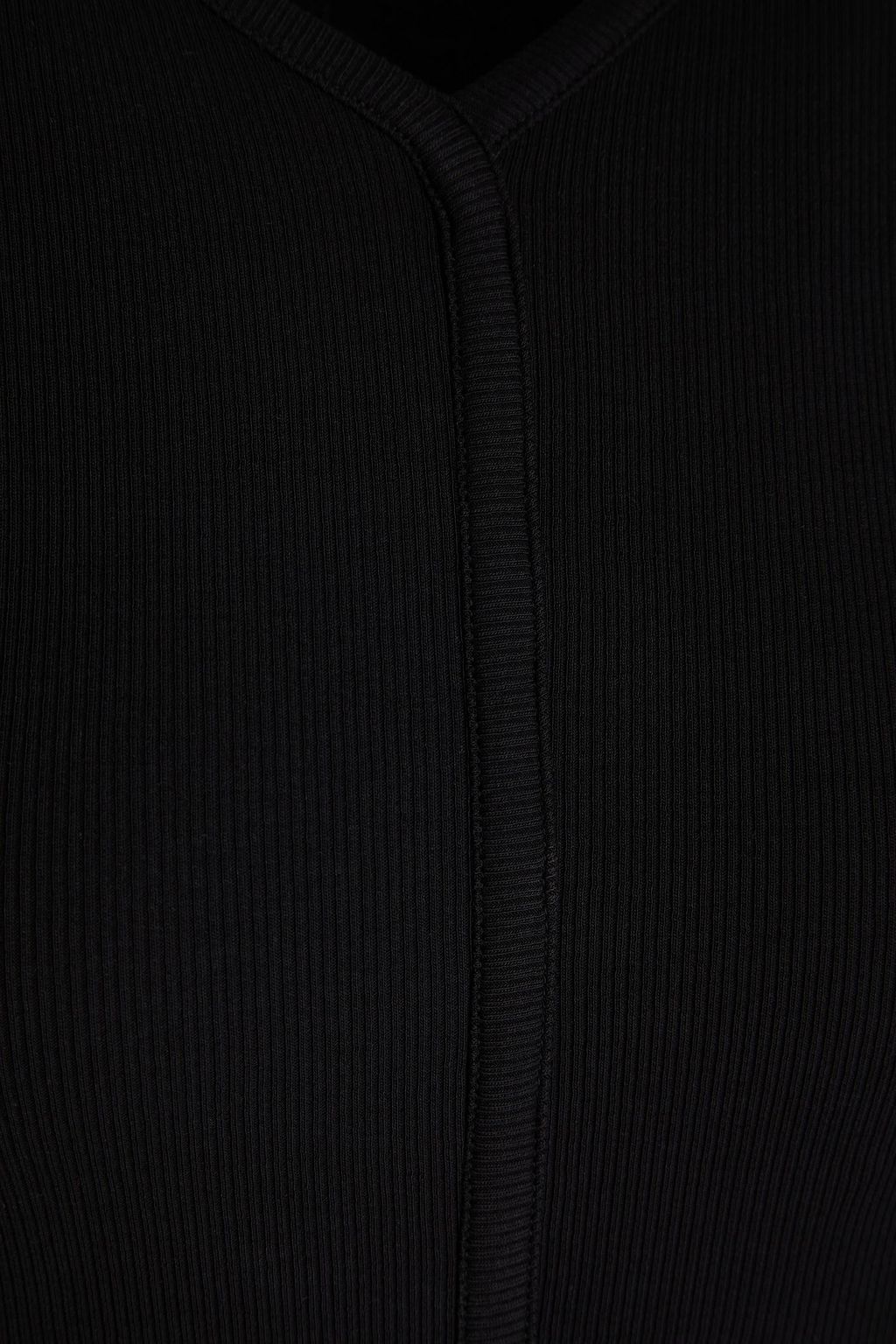 REMAIN BIRGER CHRISTENSEN 리브 스트레치 코튼 탑