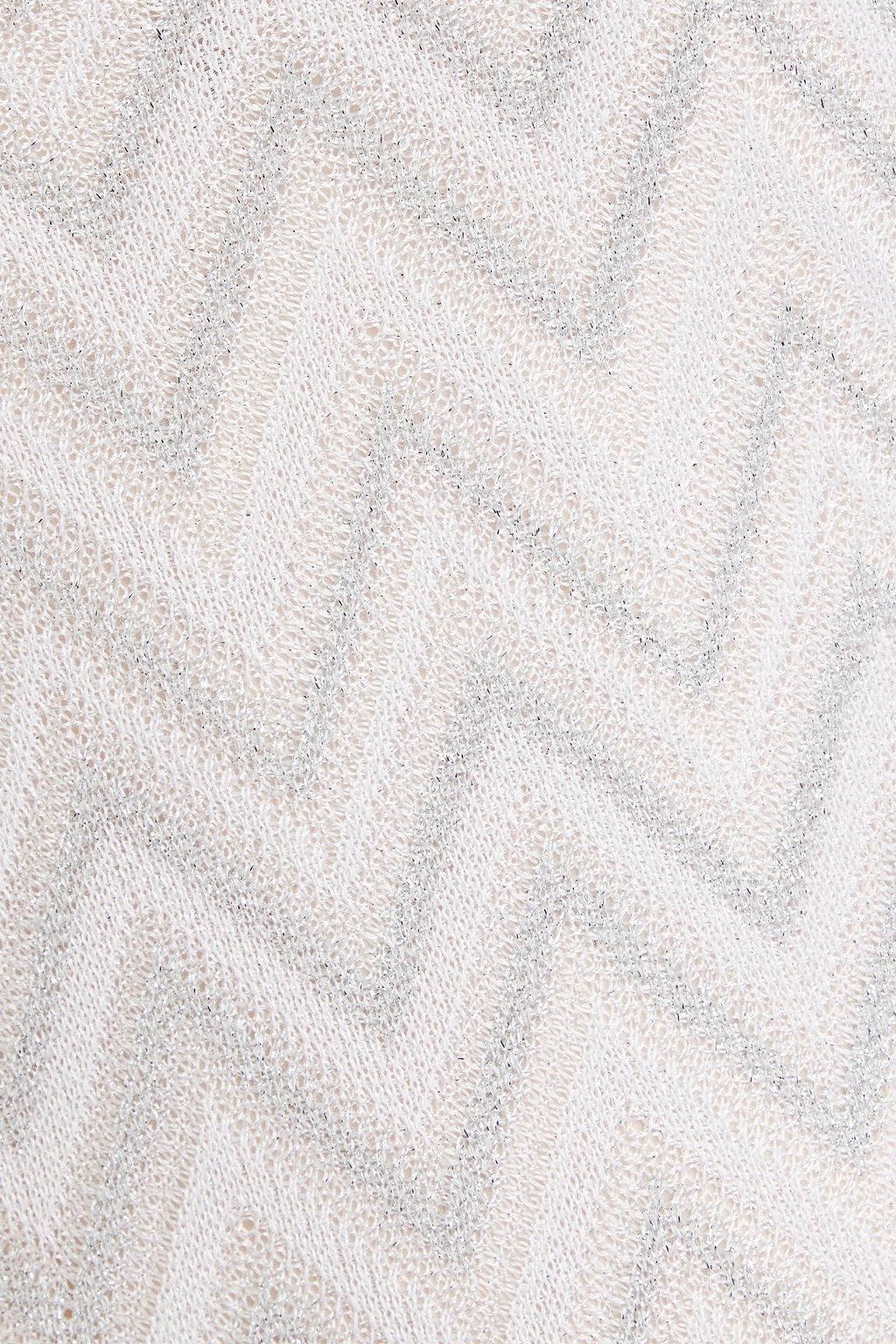 MISSONI Metallic crochet-knit maxi dress