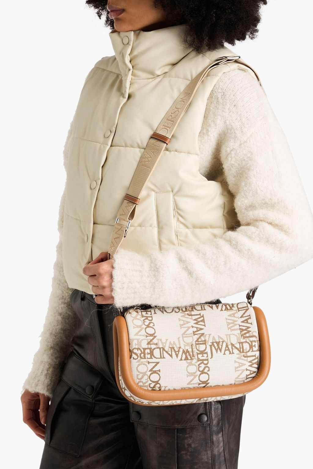 JW ANDERSON Bumper-17 ジャカード クロスボディバッグ レザートリム
