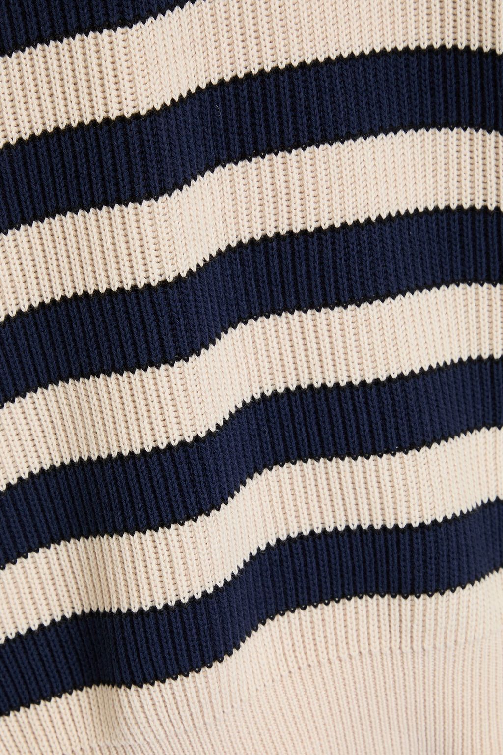BRUNELLO CUCINELLI كنزة رياضية مصنوعة من القطن بتصميم مضلّع ومخطط مزينة بالخرز