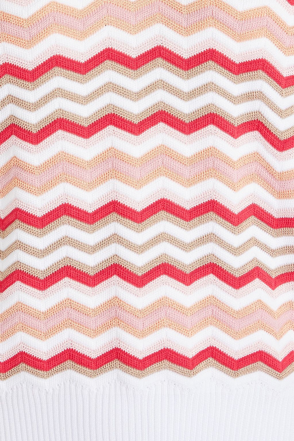 MISSONI 스트라이프 코튼 혼방 폴로 셔츠