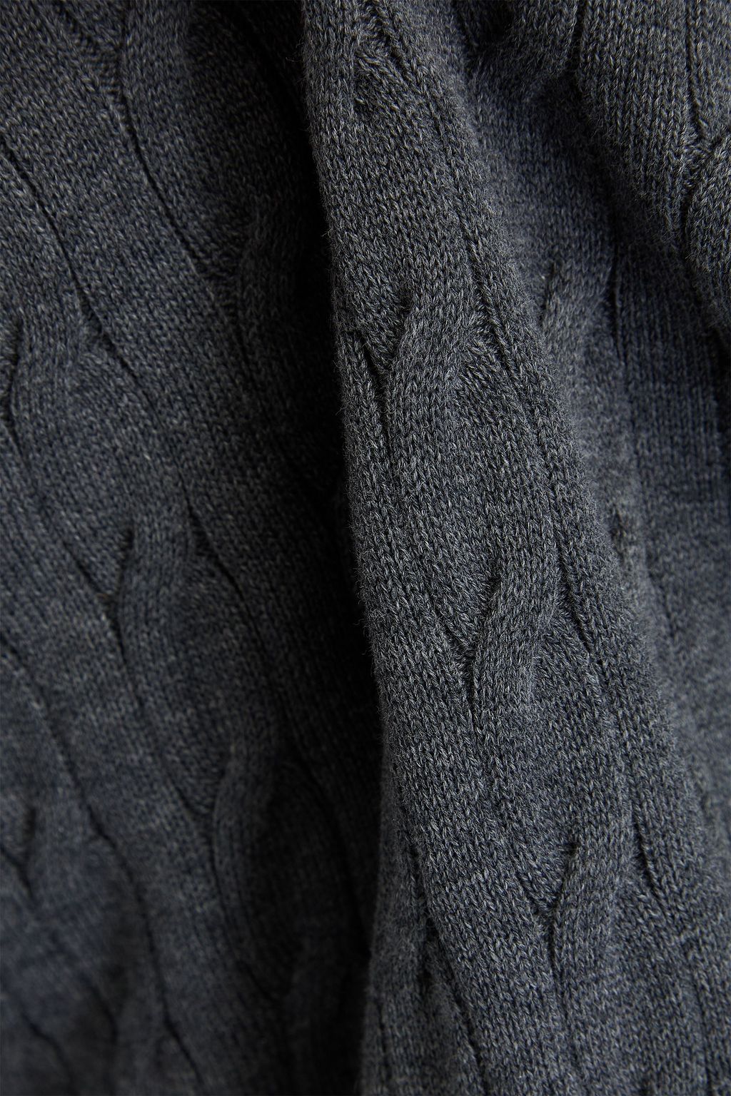 BRUNELLO CUCINELLI 비즈 장식 케이블 니트 코튼 베스트