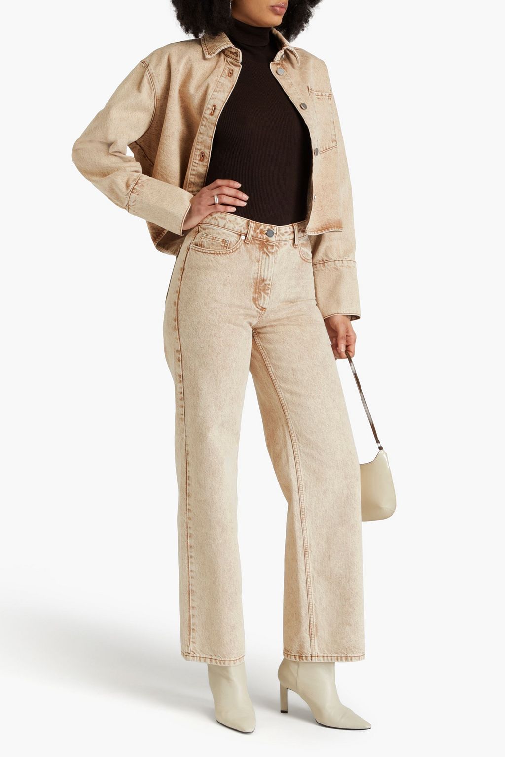 REMAIN BIRGER CHRISTENSEN جينز بأرجل مستقيمة وبخصر عالٍ
