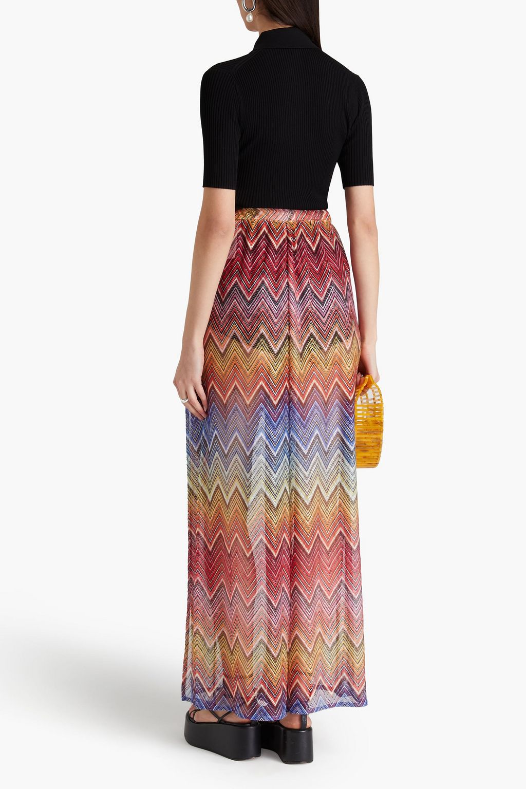 MISSONI Crochet-knit wide-leg pants