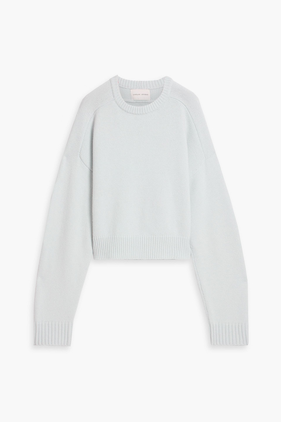 Loulou Studio Bruzzi Merino Wool And Cashmere-blend Sweater In Sky Blue