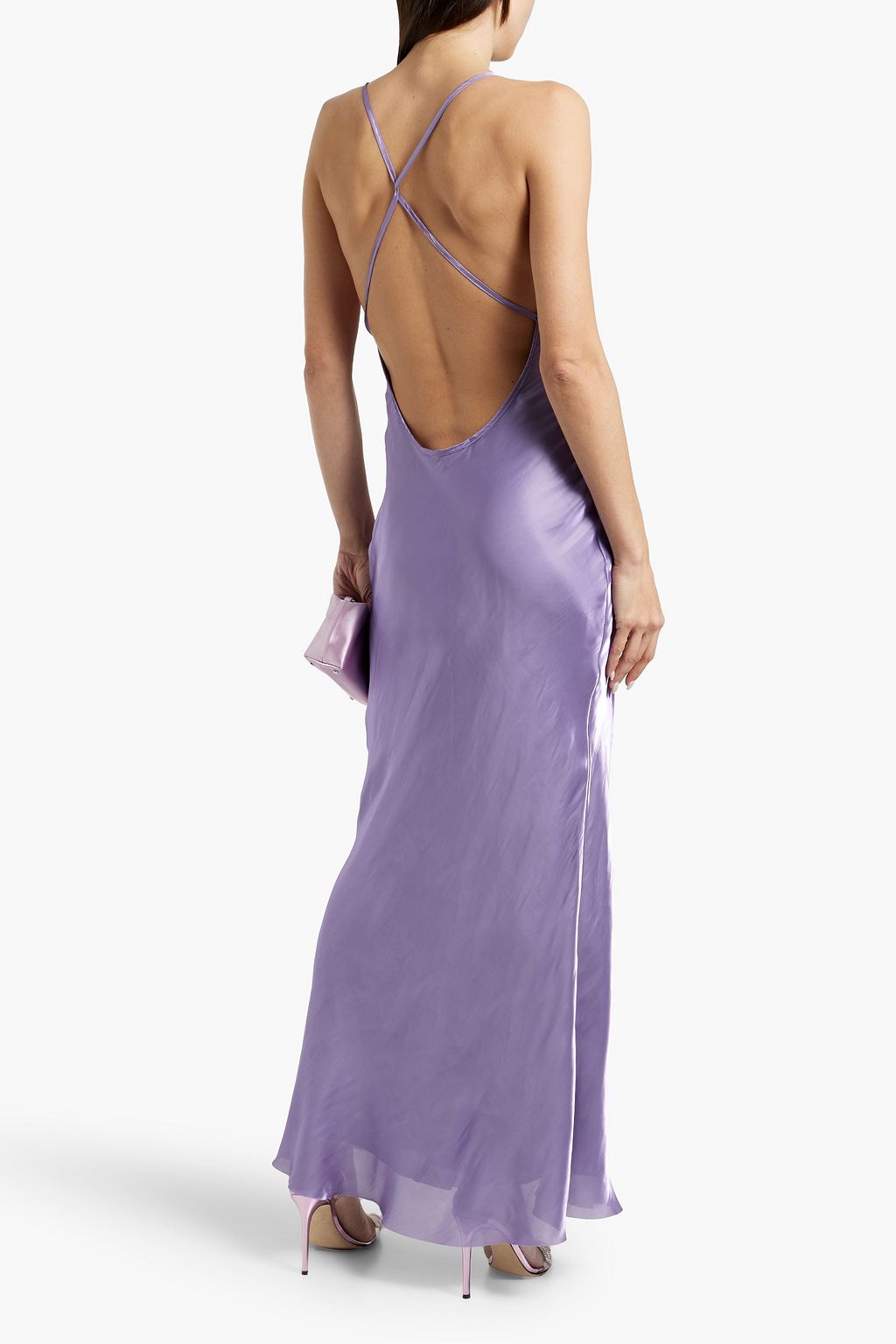 BEC & BRIDGE Indra satin maxi slip dress