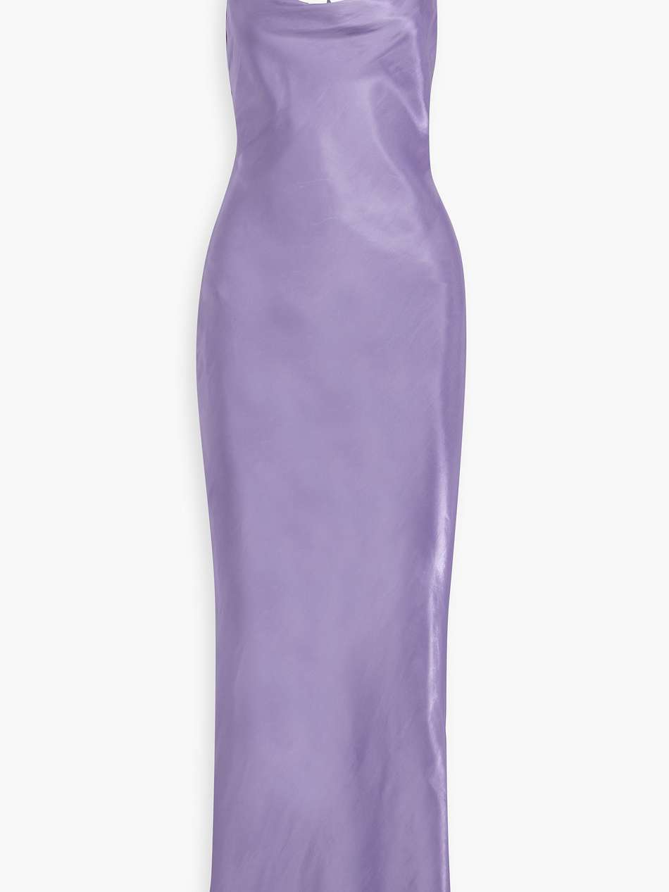 indra satin maxi slip dress