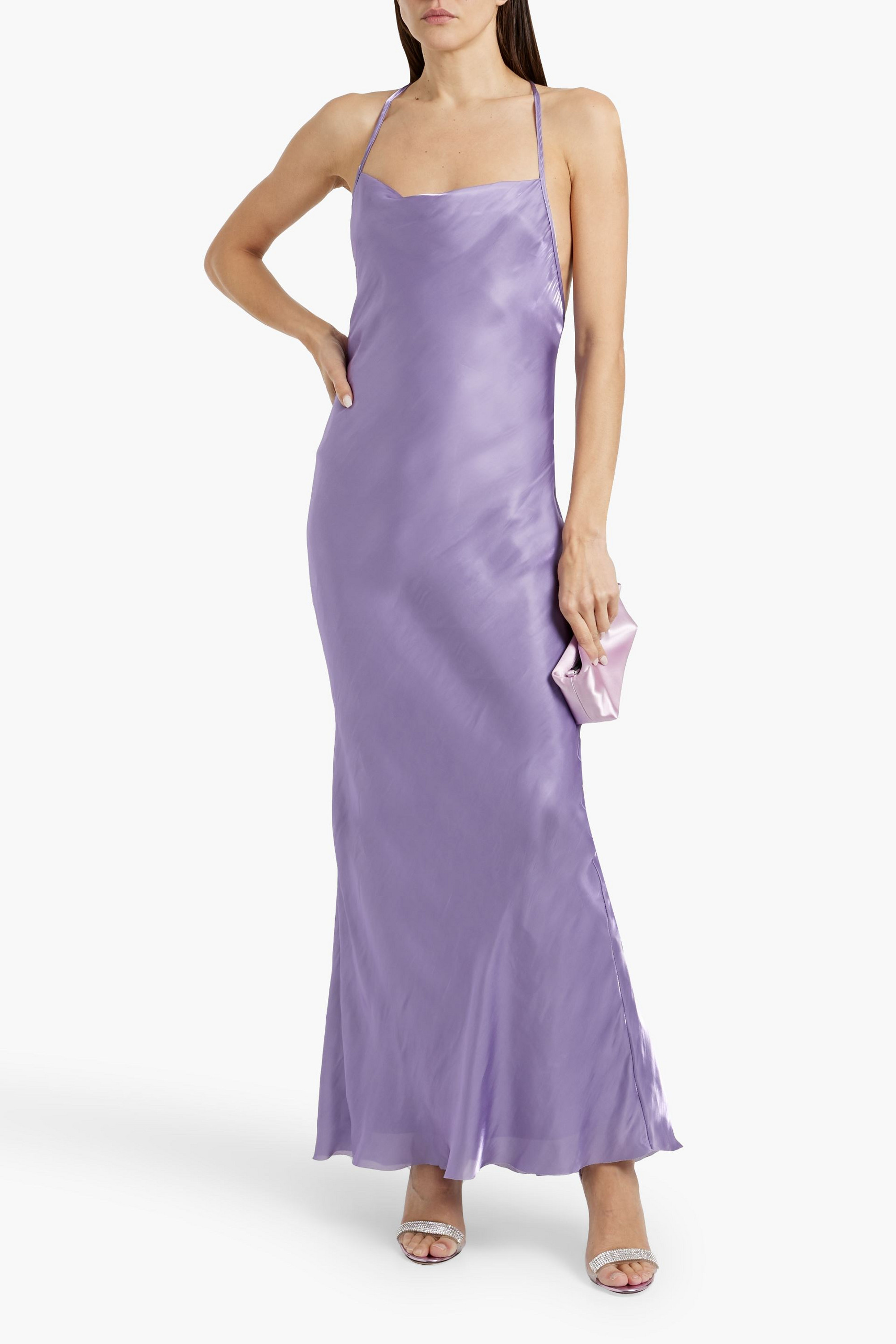Bec + Bridge Indra satin maxi slip dress
