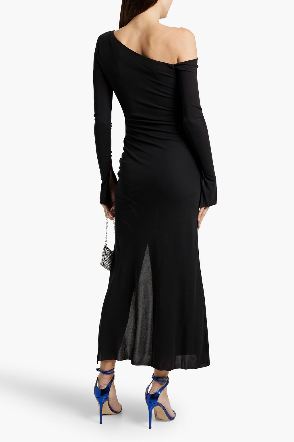 BEC & BRIDGE Monette one-shoulder stretch-crepe maxi dress