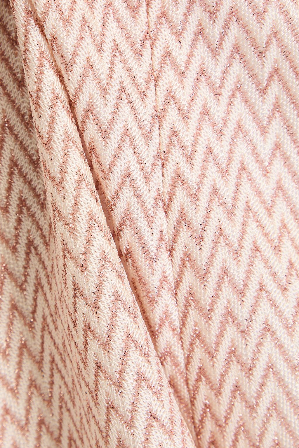 MISSONI شورت من نسيج بحبكة كروشيه بلون معدني