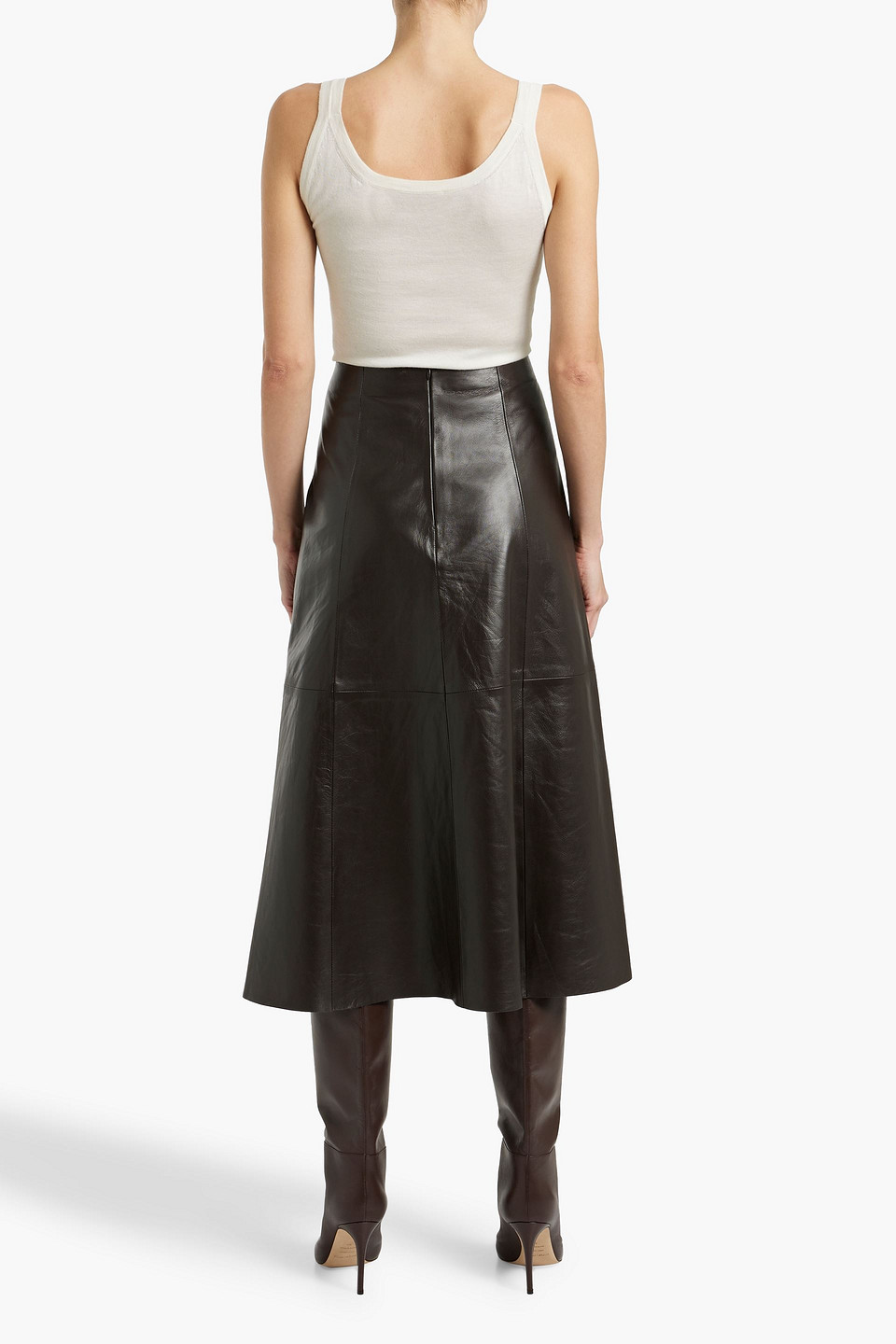 Gabriela Hearst Tony Cashmere And Silk-blend Tank In Ivory