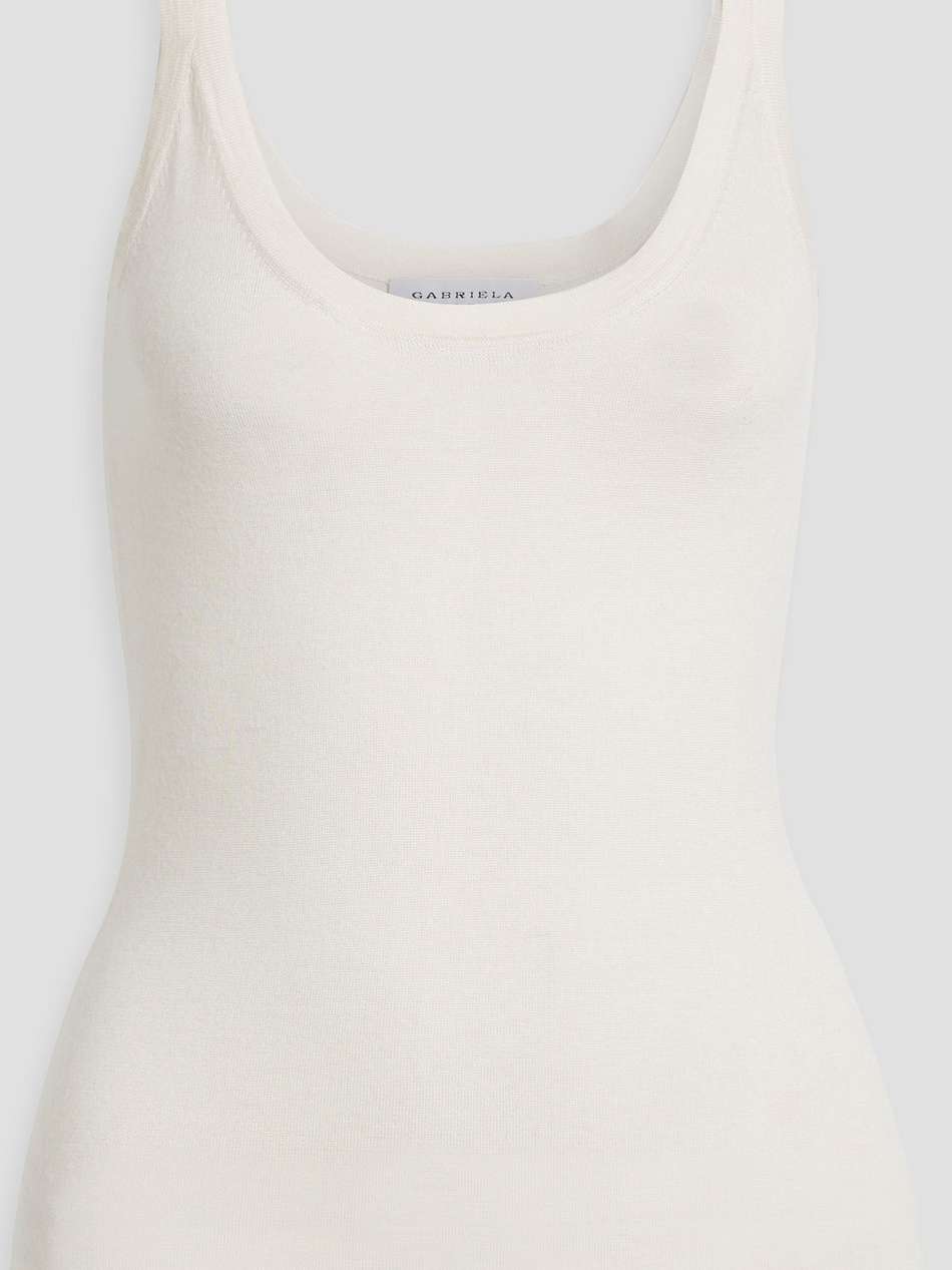 tony cashmere and silk-blend tank