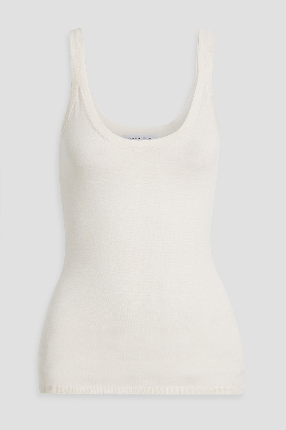 Gabriela Hearst Tony Cashmere And Silk-blend Tank In Ivory