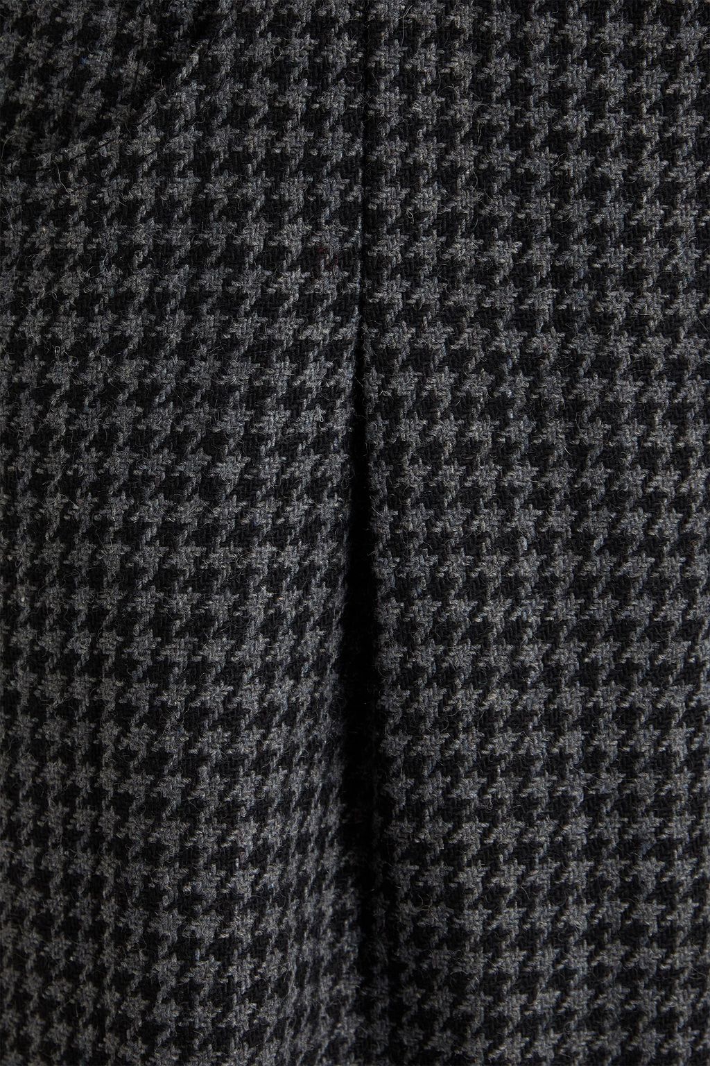 NANUSHKA Ferre houndstooth wool-blend tweed pants