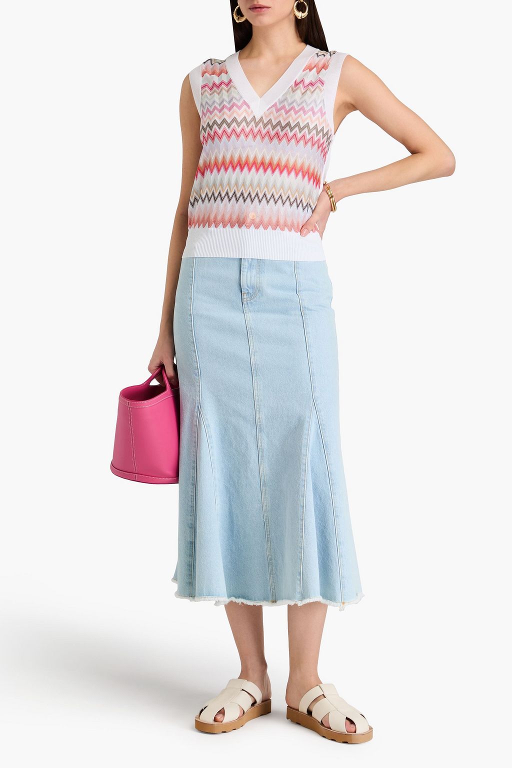 MISSONI かぎ針編みニット トップス