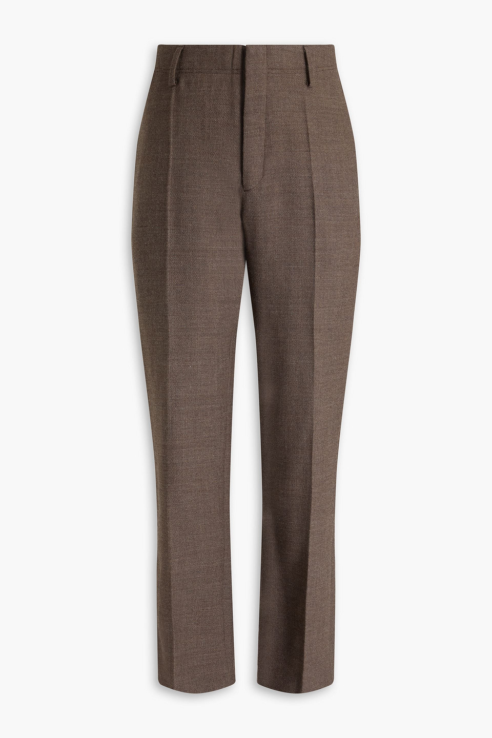 Nanushka Loic Hose Aus Woll-twill In Braun