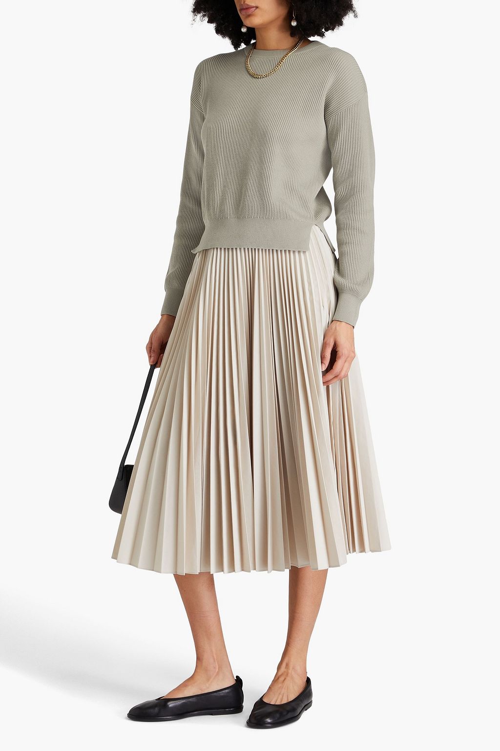 BRUNELLO CUCINELLI Ribbed cotton sweater