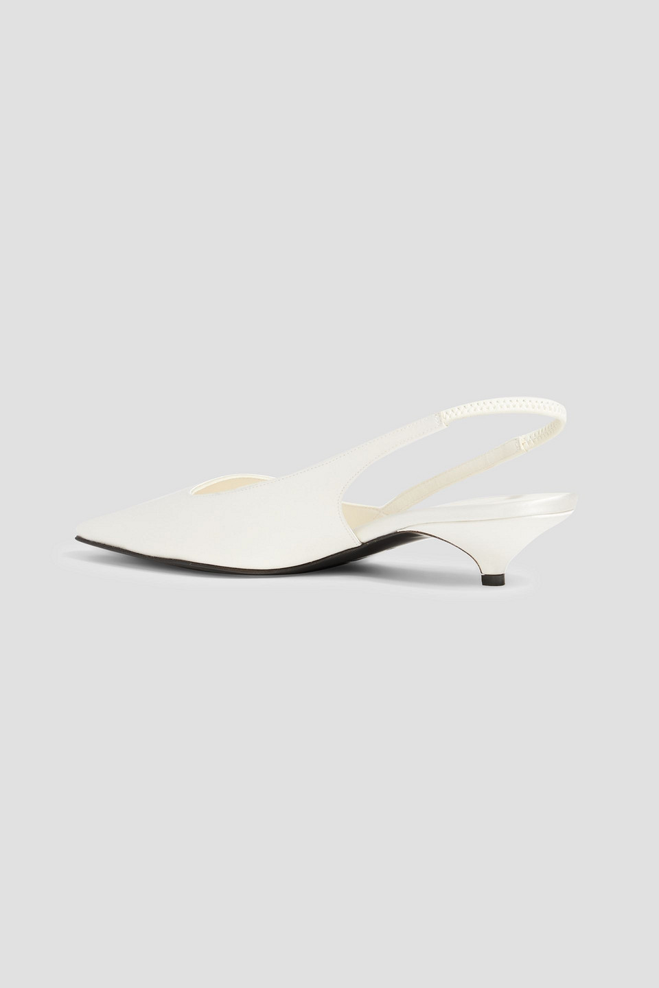 LOULOU STUDIO SULUE SATIN SLINGBACK PUMPS