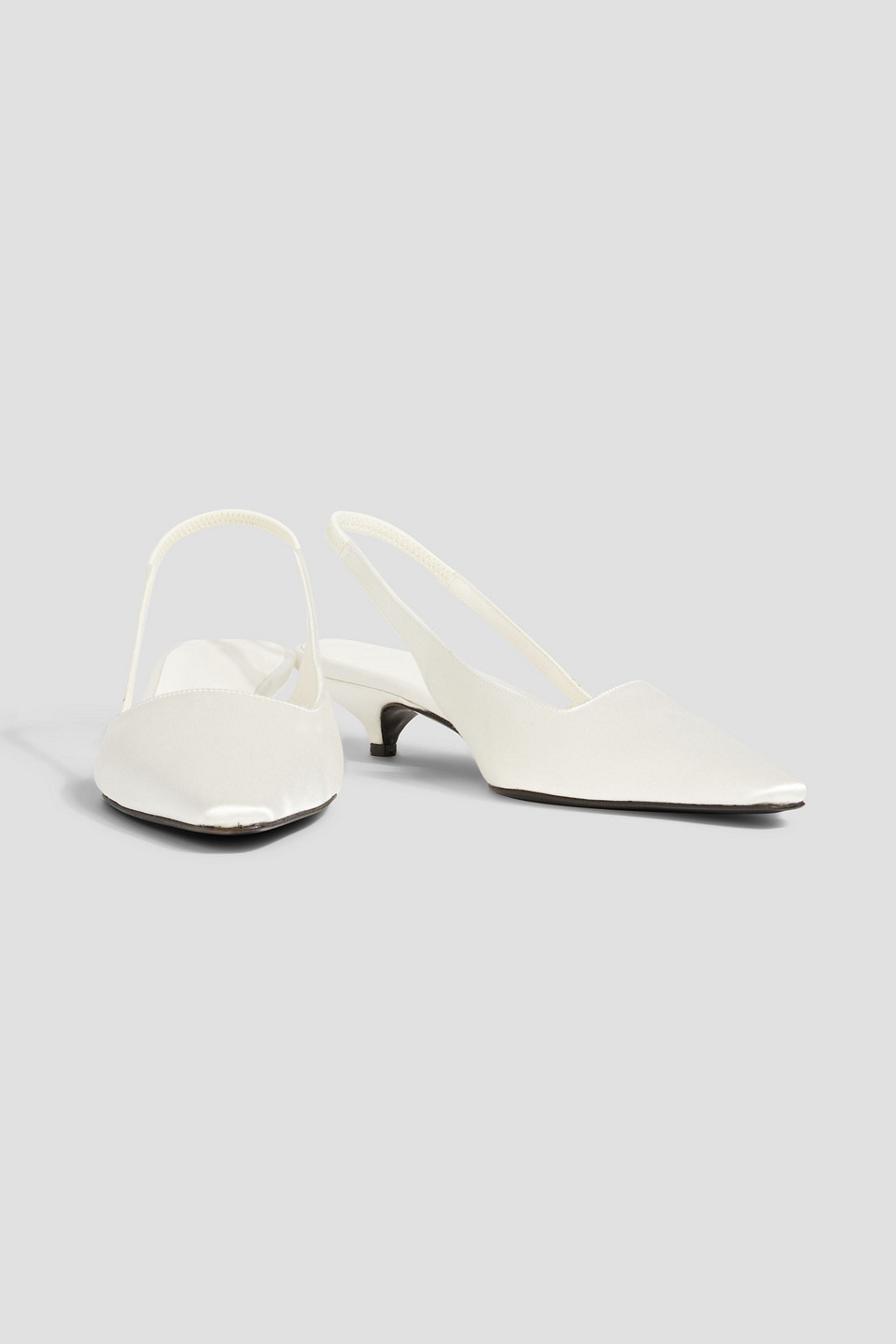 LOULOU STUDIO SULUE SATIN SLINGBACK PUMPS