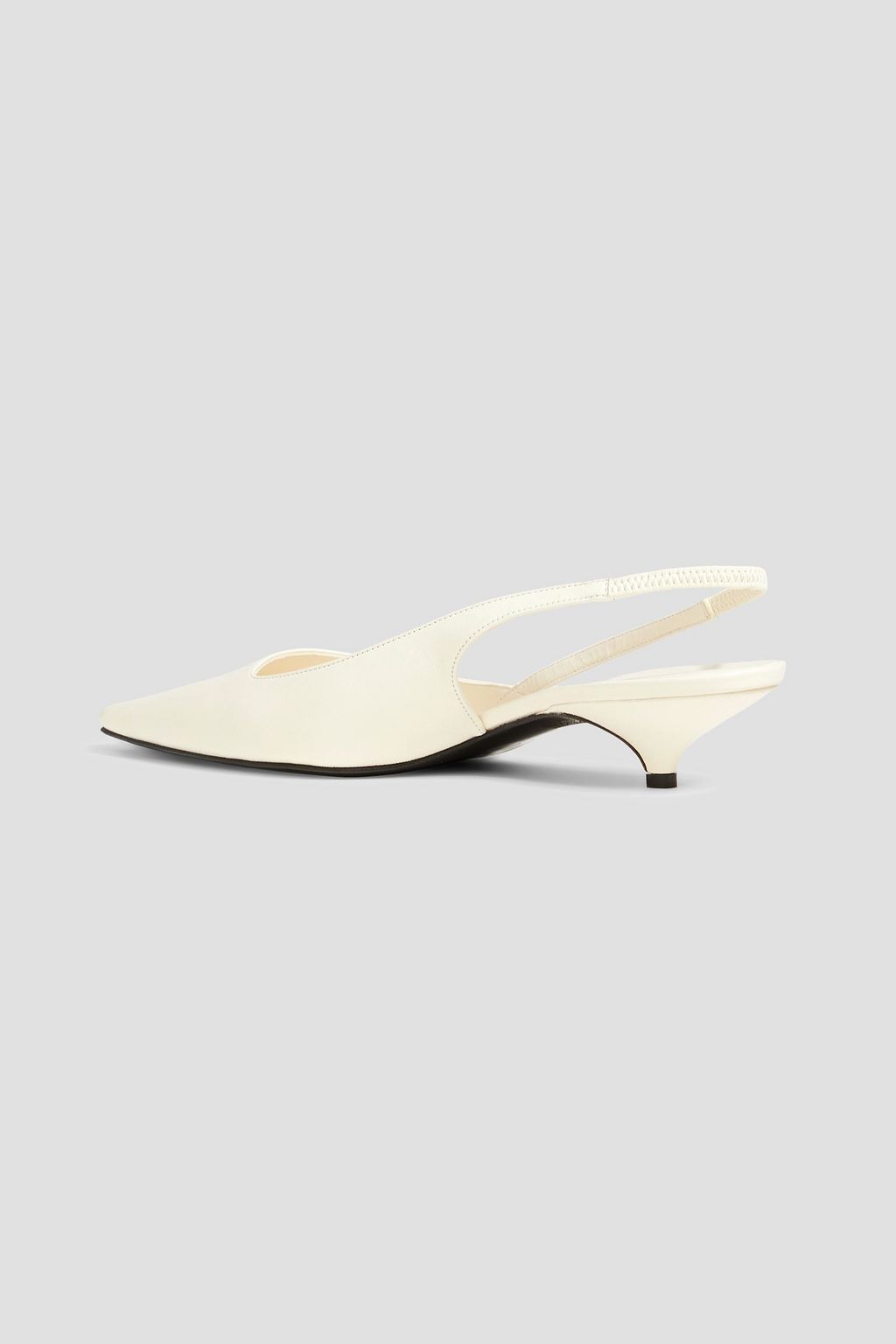 LOULOU STUDIO Abside leather slingback pumps