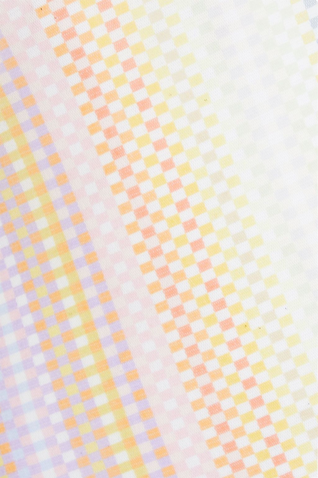 MISSONI فستان طويل من نسيج شبكي مطاط بطبعة مربعات