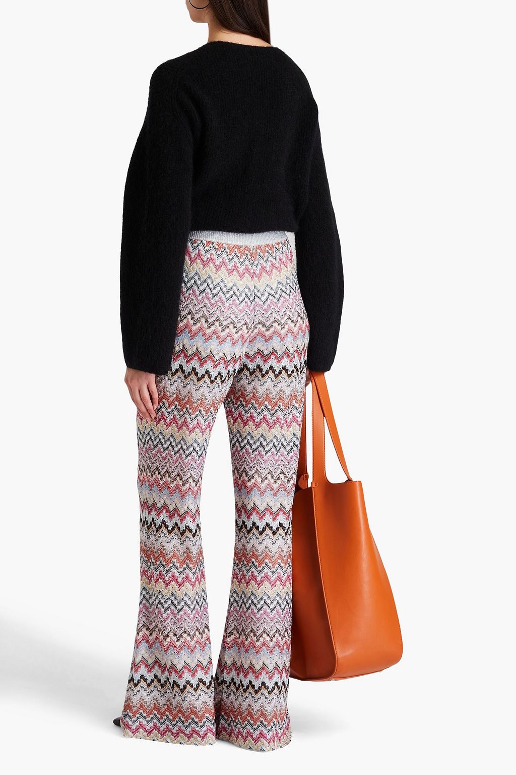 MISSONI 크로셰 니트 플레어 팬츠