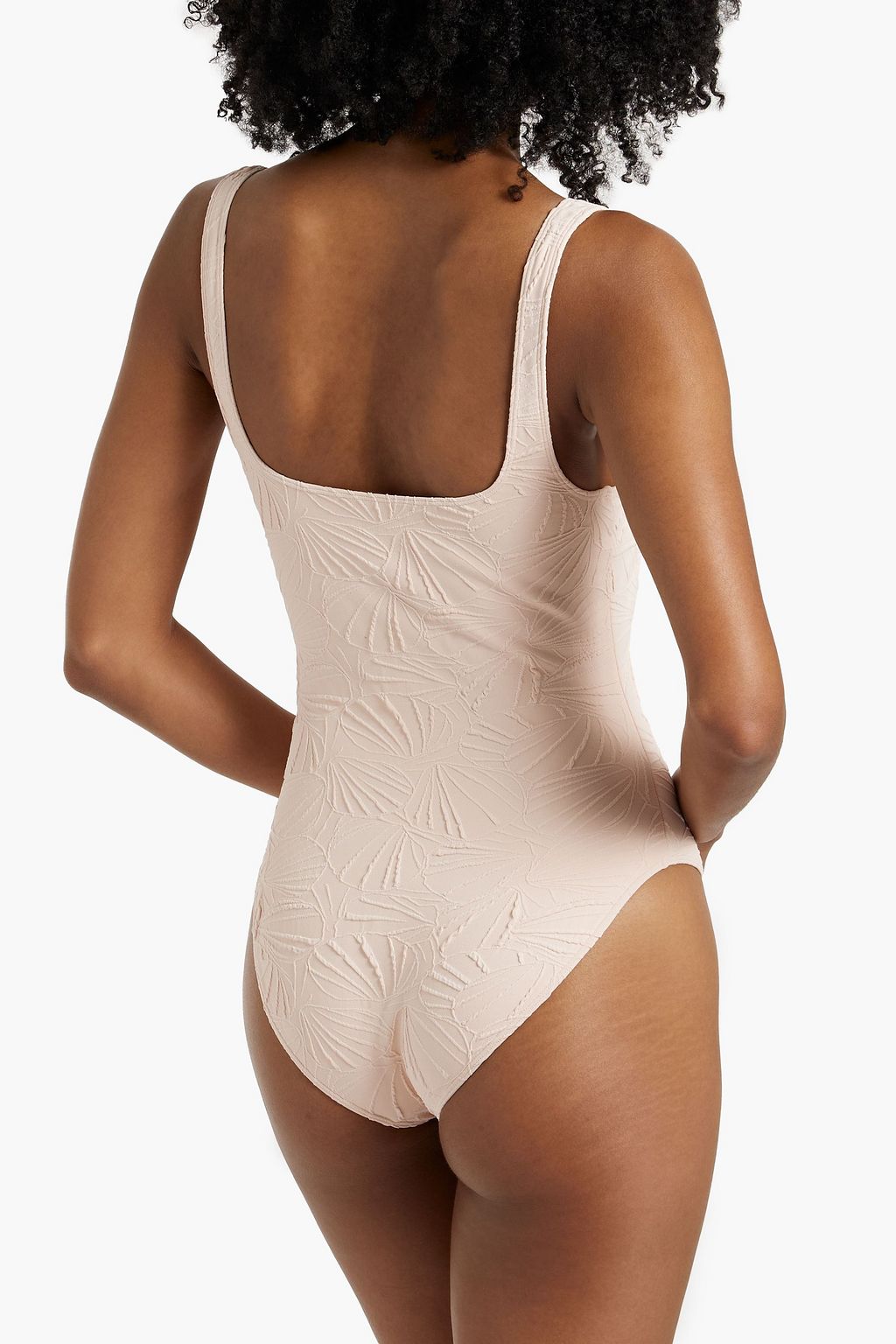 LOULOU STUDIO Apollo stretch-jacquard swimsuit