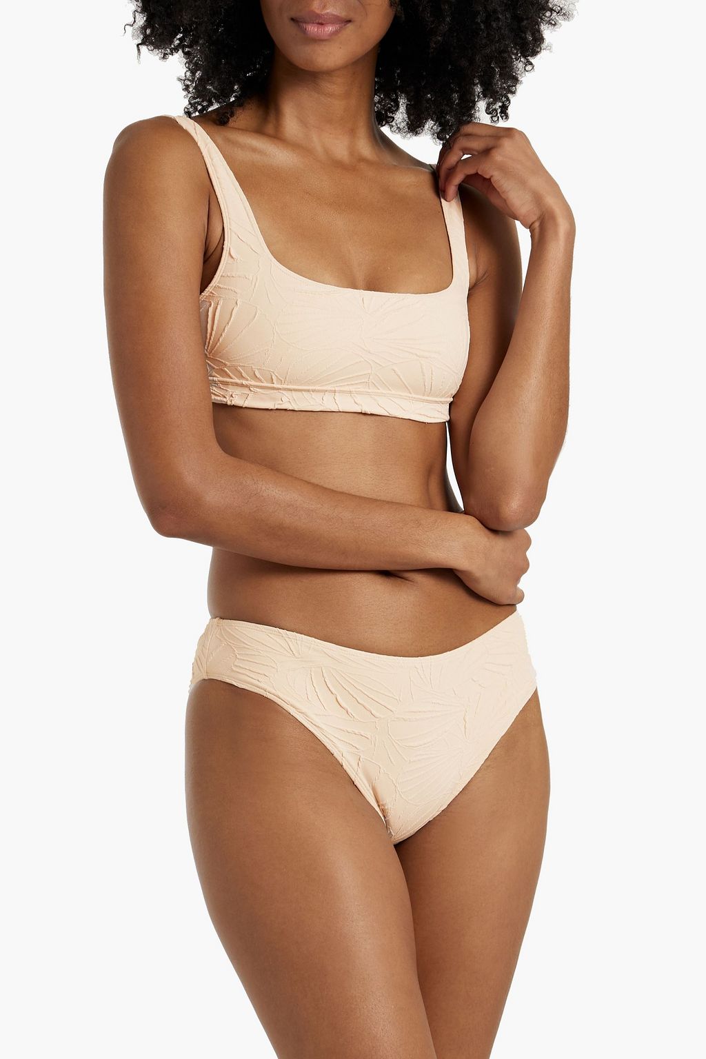 LOULOU STUDIO Stretch-jacquard bikini briefs