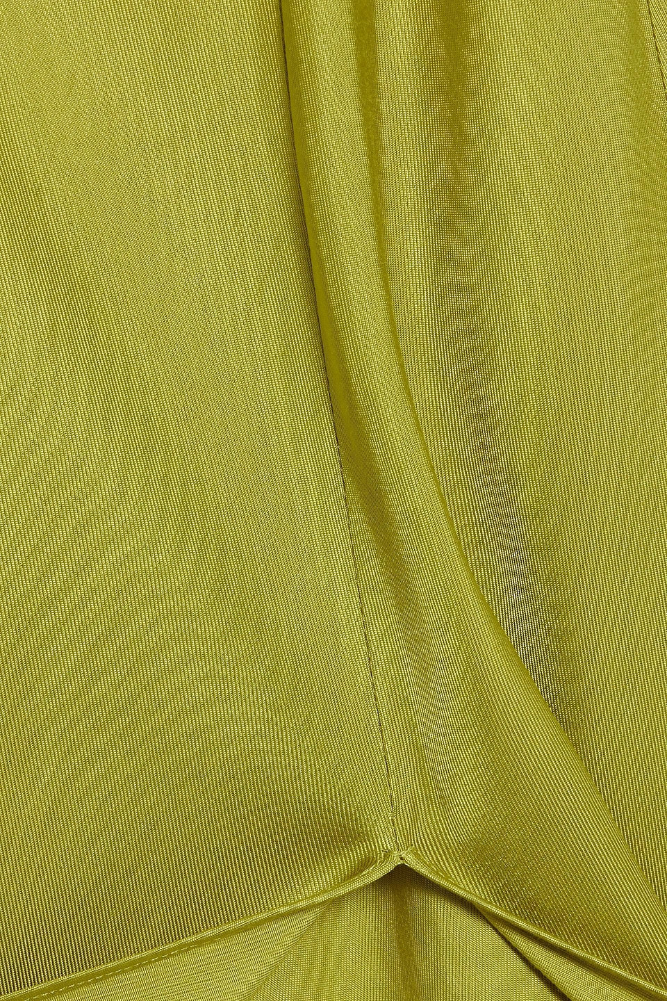 Bec & Bridge Teresa Cutout Satin-twill Maxi Dress In Lime Green