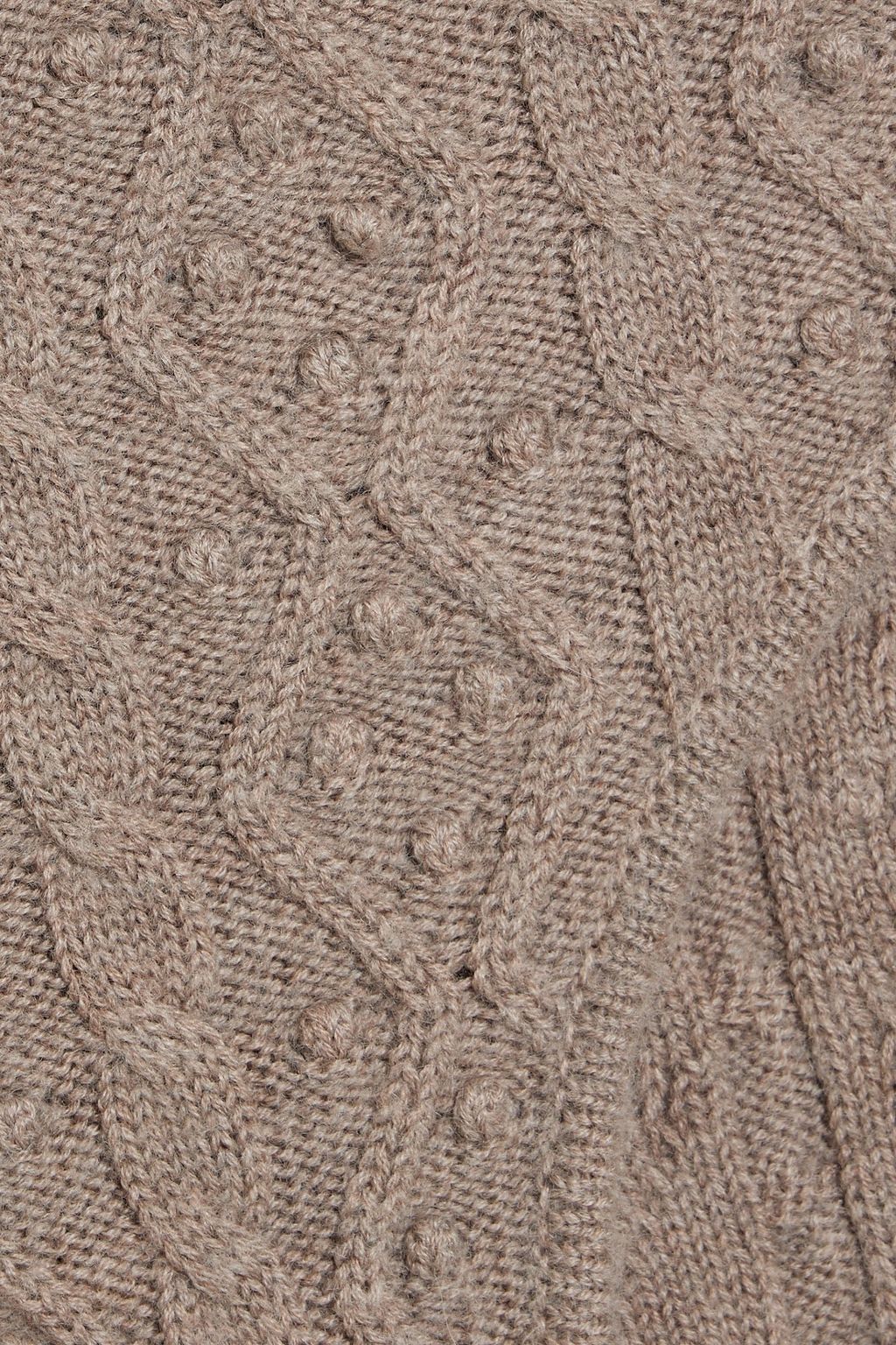 LOULOU STUDIO Abelia cable-knit wool and cashmere-blend shorts