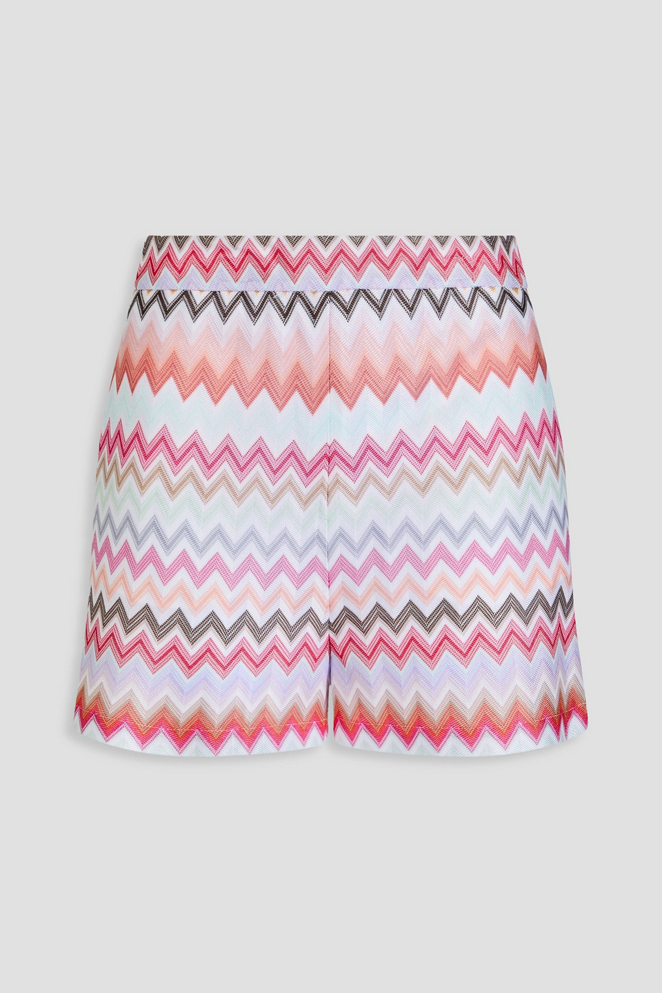 Missoni Crochet-knit Shorts In Weiss